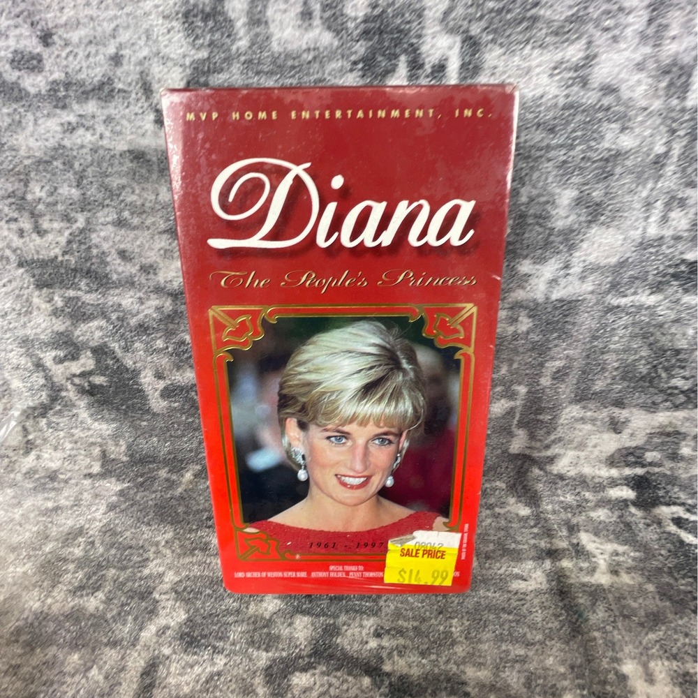 Vtg Diana The People's Princess VHS 1997 Documentary Biography Factory SealedNew